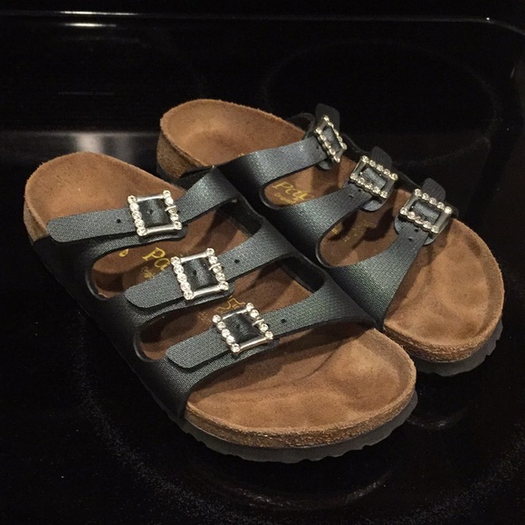 birkenstock sandals with rhinestones